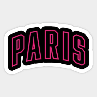 Paris Hot Pink Sticker